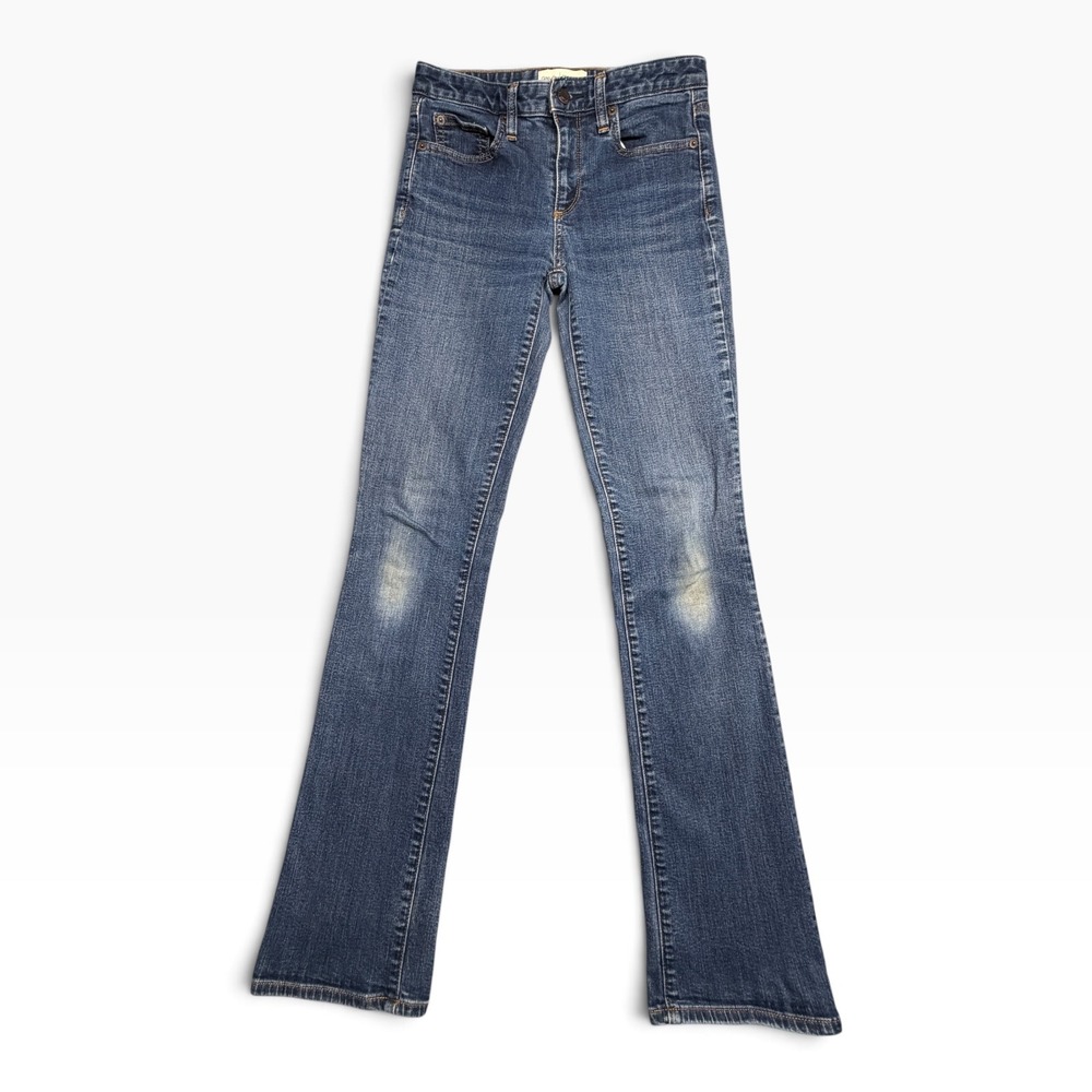 Gap 1969 Perfect Boot Jeans Womens 26L Blue Medium Wash Mid Rise Denim Bootcut